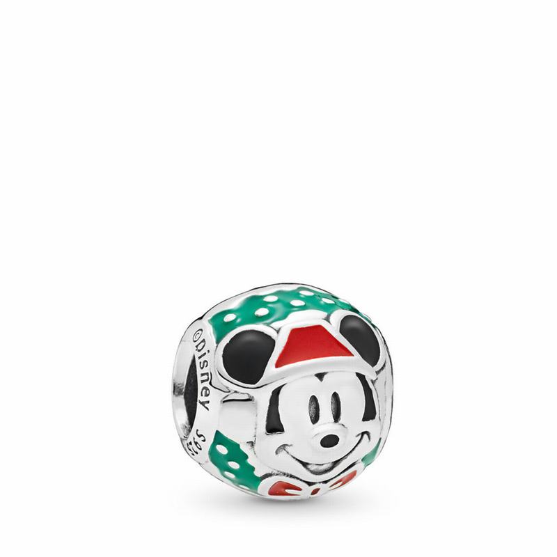 Pandora Disney Santa Mickey Charm Silver Egypt JB8463195